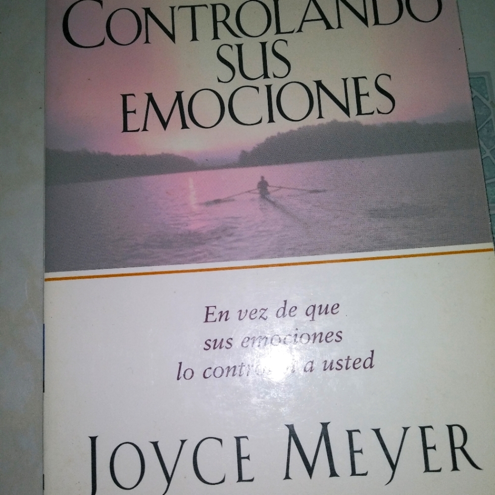 CONTROLANDO SUS emociones book joyce meyer